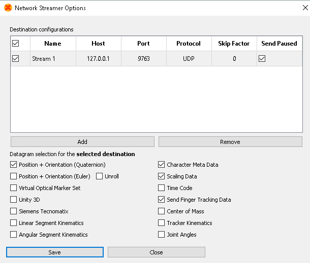 MVN MotionBuilder Live Plugin 高级功能